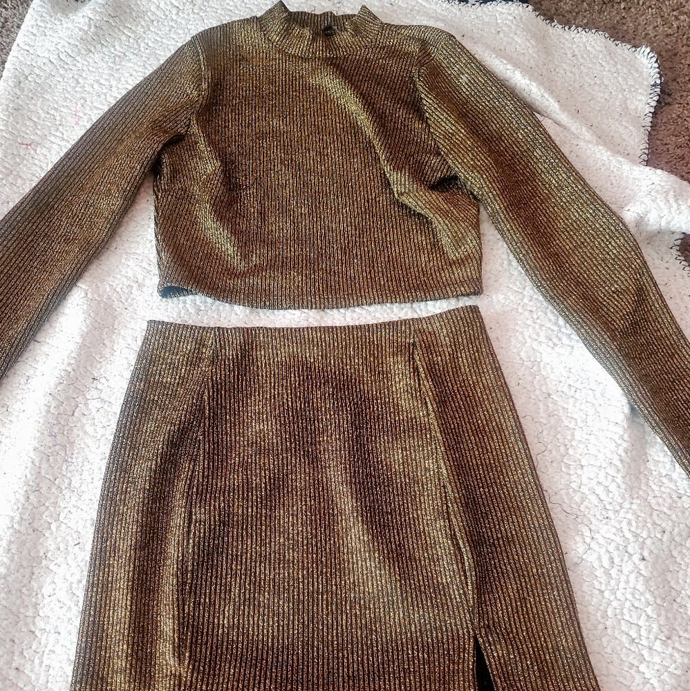 Top and skirt set
